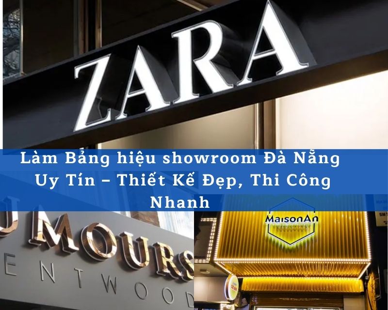 Làm Bảng Hiệu Showroom Đà Nẵng Đẹp – Sang Trọng & Chuyên Nghiệp