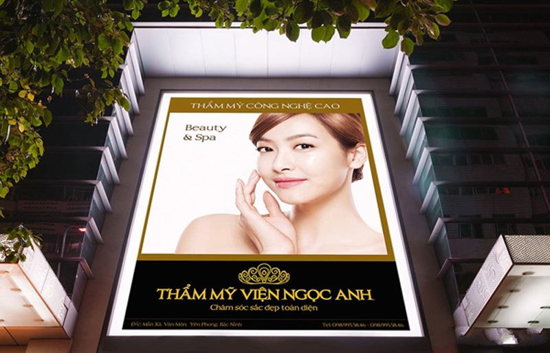 Làm Bảng Hiệu Thẩm Mỹ Viện Đà Nẵng – Thiết Kế Sang Trọng, Nâng Tầm Thương Hiệu