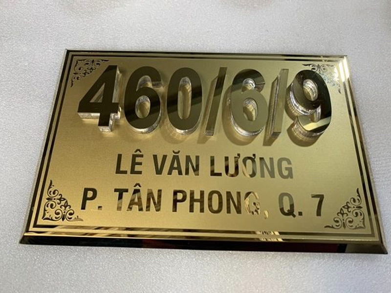 Làm Biển Số Nhà Dập Nổi Đà Nẵng Đẹp, Bền, Sang Trọng