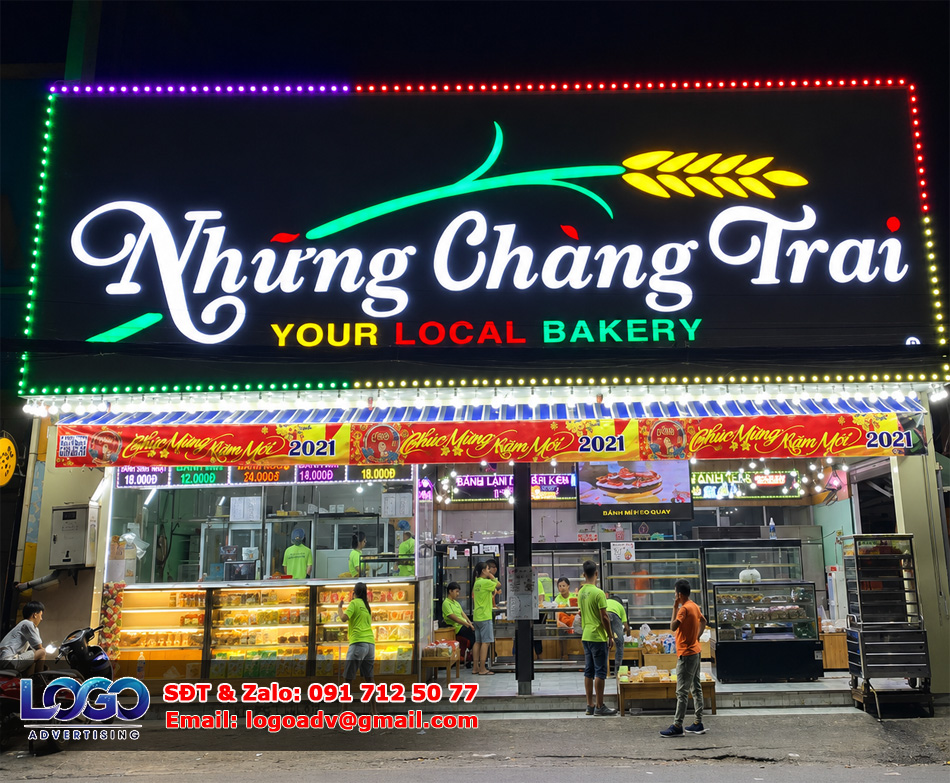 Làm Bảng Hiệu Tiệm Bánh Đà Nẵng Đẹp, Thu Hút Khách Hàng