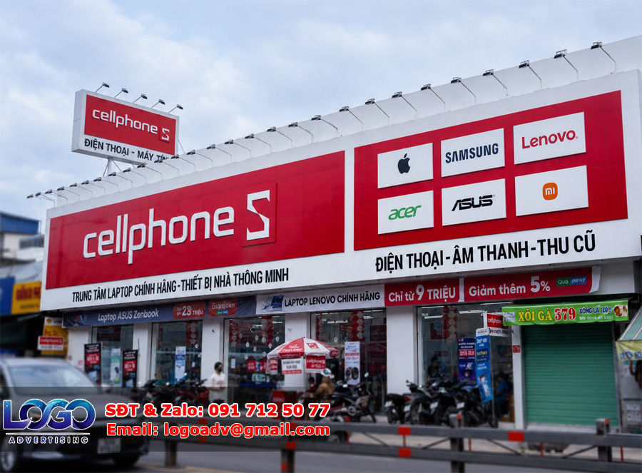 Làm Bảng Hiệu Cửa Hàng Điện Thoại Đà Nẵng Đẹp, Nổi Bật & Thu Hút Khách