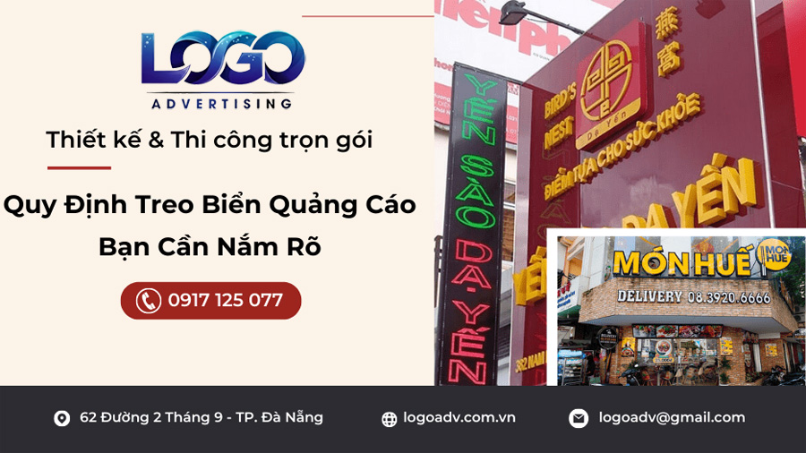 Quy Định Treo Biển Quảng Cáo Bạn Cần Nắm Rõ