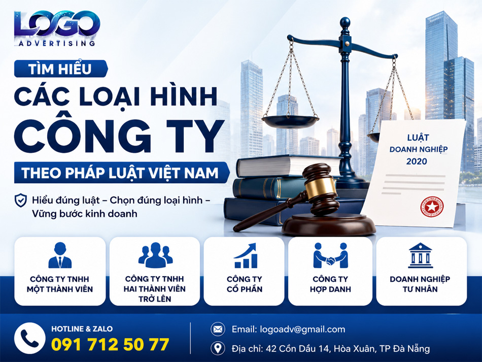 Các Loại Hình Công Ty Theo Pháp Luật Việt Nam Mới Nhất