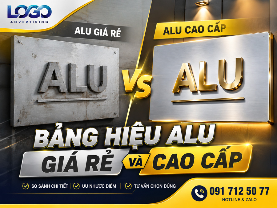 Bảng Hiệu Alu Giá Rẻ Và Alu Cao Cấp Khác Nhau Ở Điểm Nào?