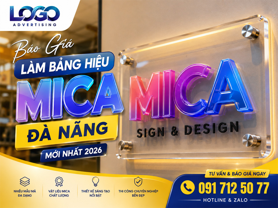 Báo Giá Làm Bảng Hiệu Mica Đà Nẵng Mới Nhất