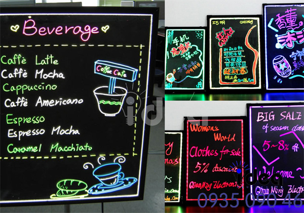 <p style="text-align: center;"><strong>Bảng Menu Led</strong></p>