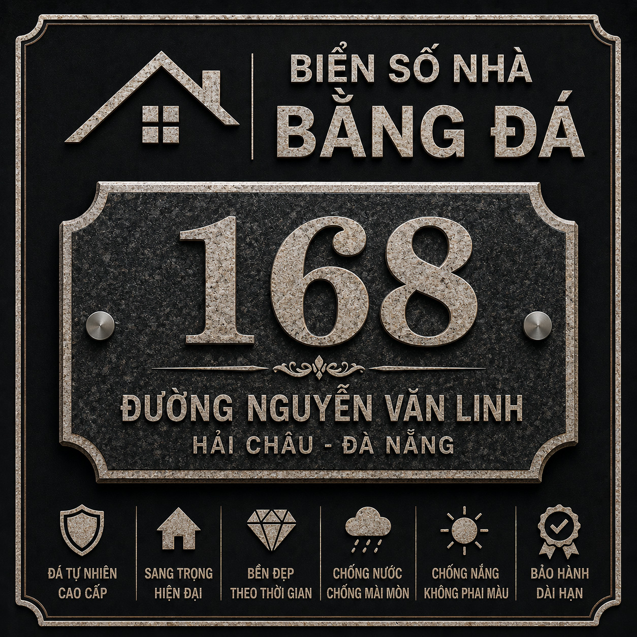<p dir="ltr" style="text-align: center;" role="presentation"><strong>Biển số nh&agrave; bằng Đ&aacute;</strong></p>
<p>&nbsp;</p>