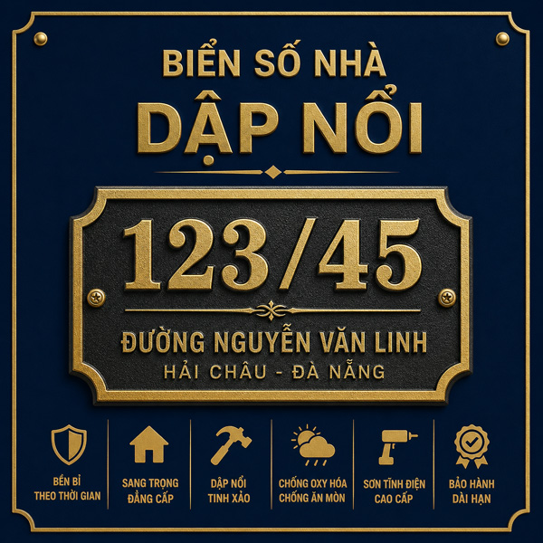 <p dir="ltr" style="text-align: center;" role="presentation"><strong>Biển số nh&agrave; Dập nổi</strong></p>
<p style="text-align: center;">&nbsp;</p>