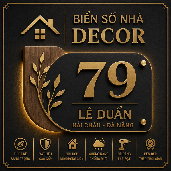 <p style="text-align: center;"><strong id="docs-internal-guid-89802be3-7fff-0df2-05ce-c5332002fd05">Biển số nh&agrave; Decor</strong></p>