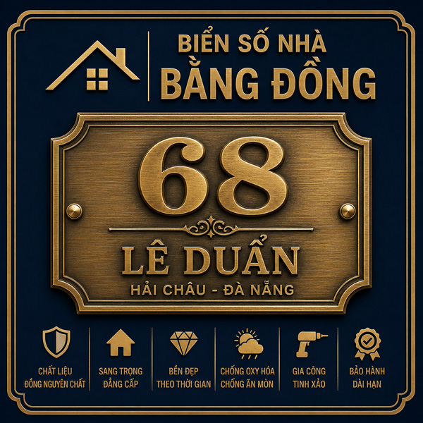 <p style="text-align: center;"><strong id="docs-internal-guid-bd4ee268-7fff-6510-4a58-b32c844196d8">Biển số nh&agrave; bằng Đồng</strong></p>