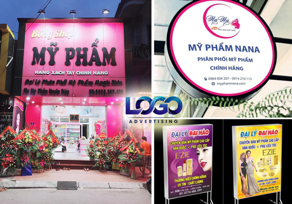 Bảng Hiệu Cửa Hàng Mỹ Phẩm