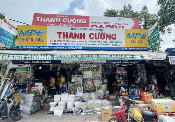 Bảng Hiệu Cửa Hàng Điện Nước