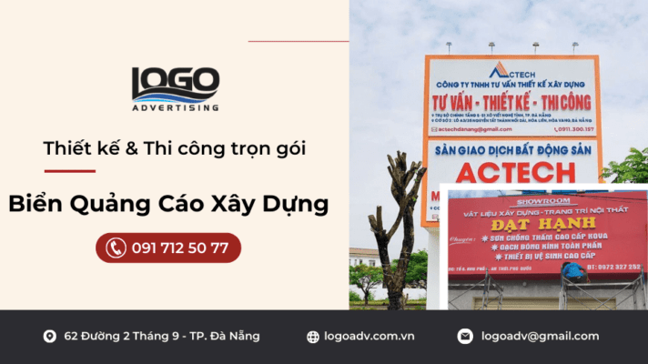Làm Bảng Hiệu Công Ty Xây Dựng Đà Nẵng - Logoadv