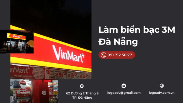 Làm Biển Bạc 3M Đà Nẵng - Logoadv