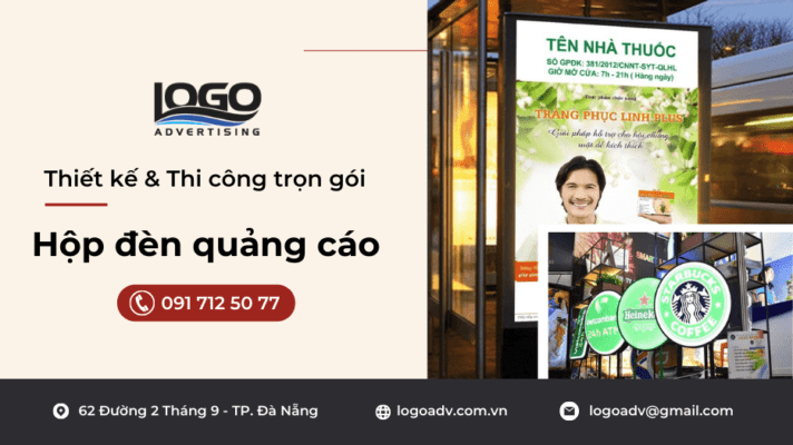 Làm Hộp Đèn Quảng Cáo Đà Nẵng - Công Ty Sắc Màu Lô Gô