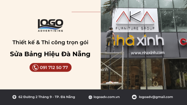 Sửa bảng hiệu Đà Nẵng - Logo Adv
